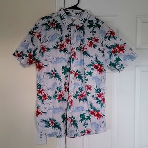 Floral Bixby button down shirt